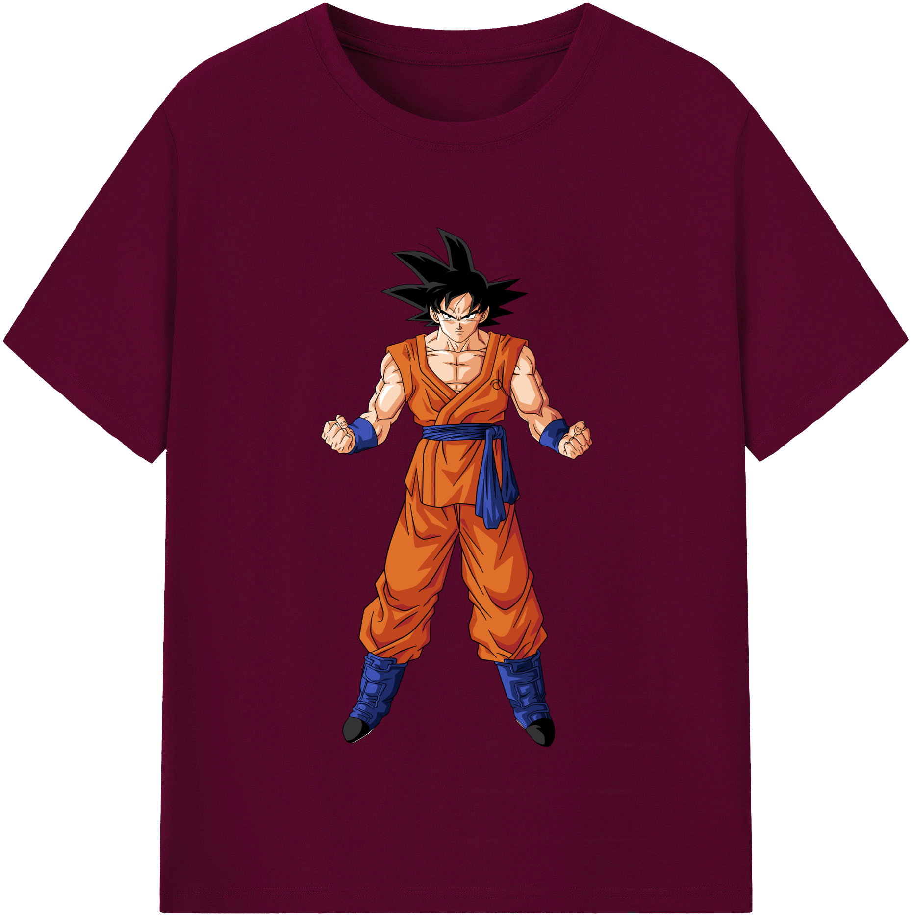 （画像用） ドラゴンボール 孫悟空（そん ごくう）Son Goku カカロット DRAGON BALL Kakarotto レディースカジュアルプリントTシャツ（綿100％）